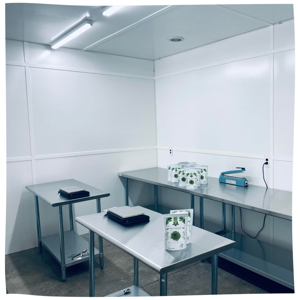 kratom lab testing room